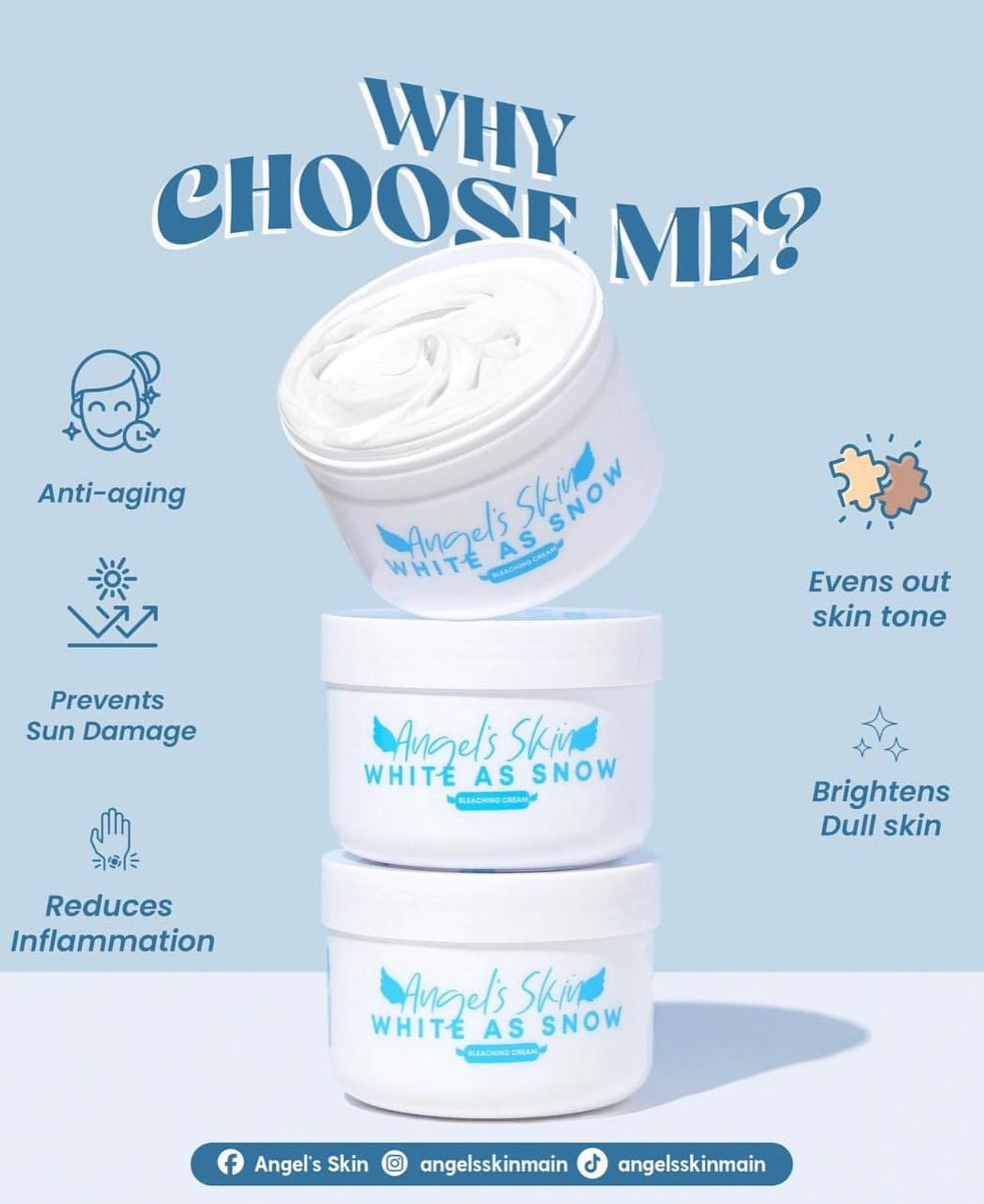 Angel’s Skin White As Snow Bleaching Cream