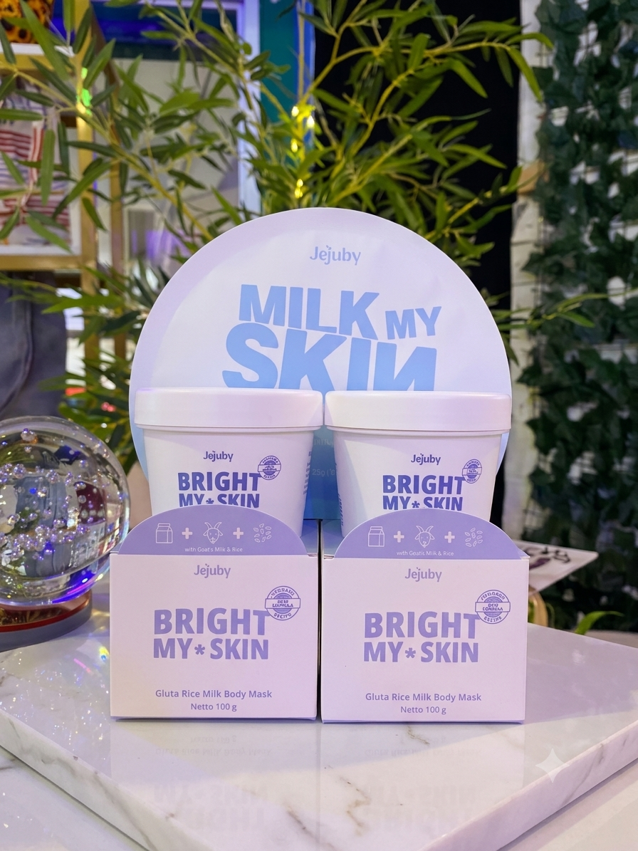 Jejuby Bright My Skin (2pc) + FREE Jejuby Ampoule Mask (1pc)