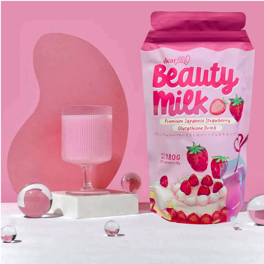 Dear Face Strawberry Beauty Milk