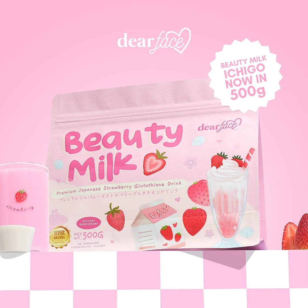 Dear Face Strawberry Beauty Milk