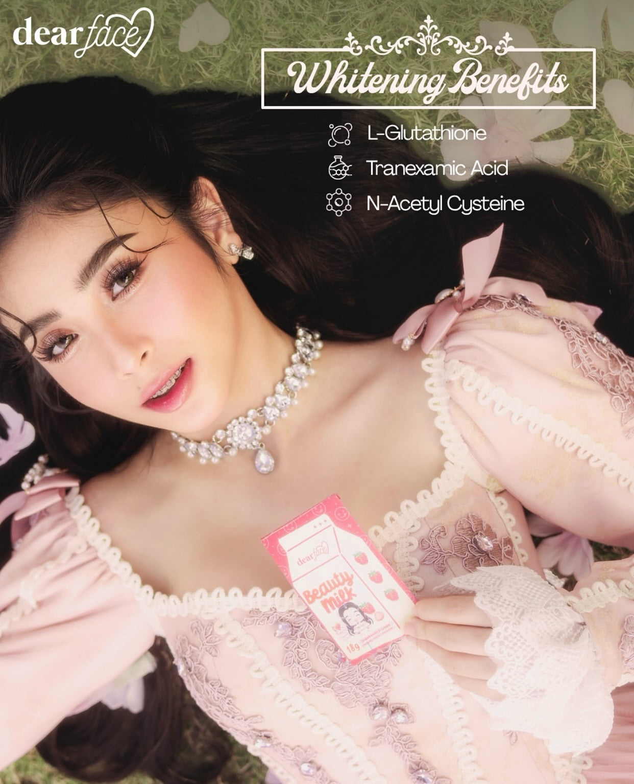 Dear Face Strawberries & Cream Beauty Milk