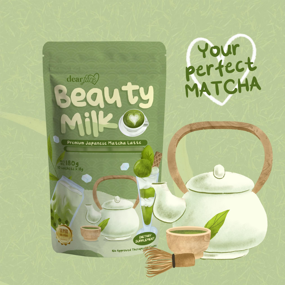 Dear Face Matcha Beauty Milk