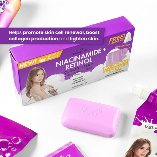 Luxe Organix Niacinamide + Retinol Cloud Soap
