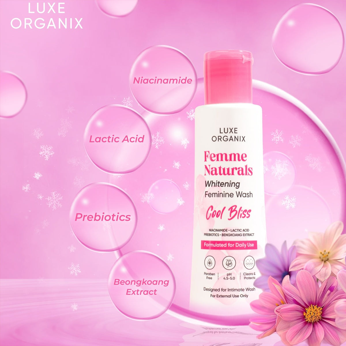 Luxe Organix Whitening Feminine Wash