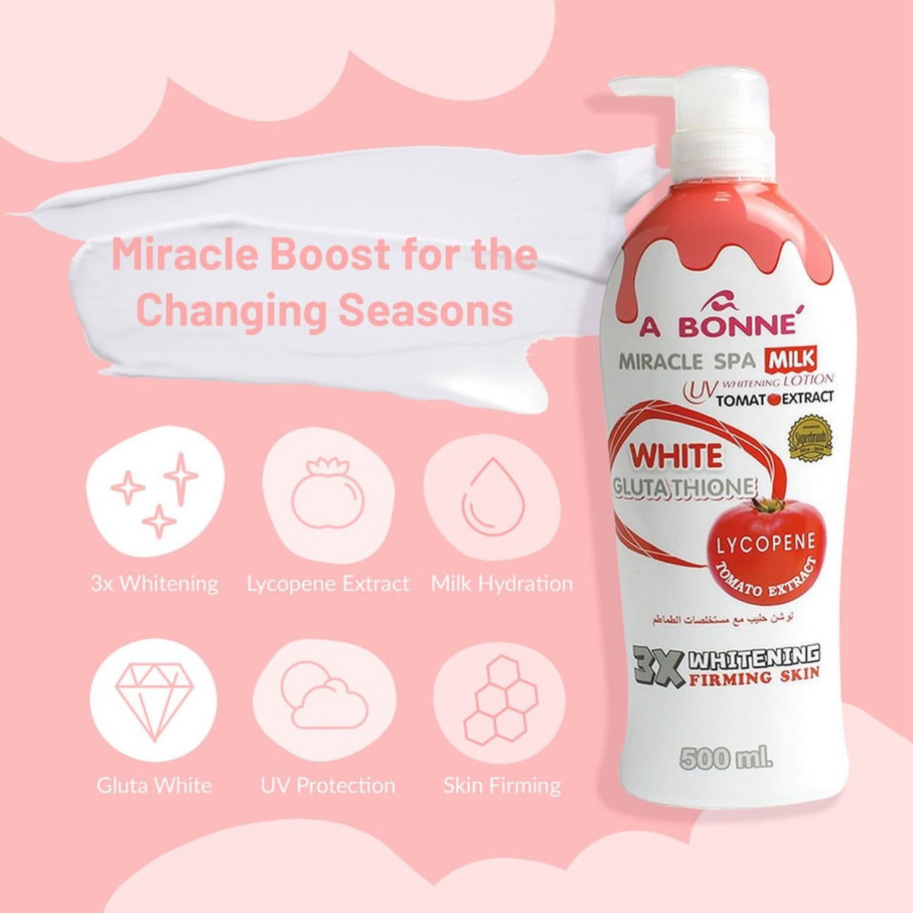 Abonne Miracle Spa Milk Lotion With Tomato Extract