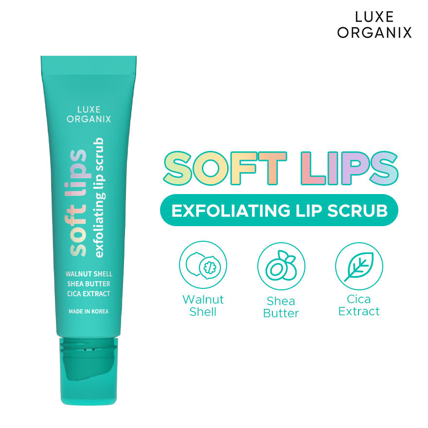 Luxe Organix Soft Lips Lip Exfoliating Scrub