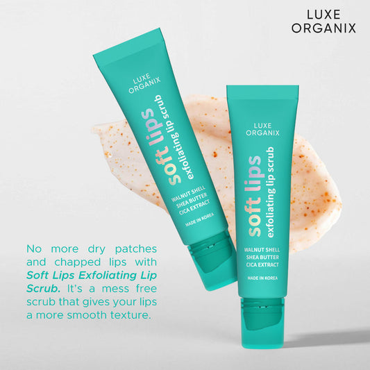 Luxe Organix Soft Lips Lip Exfoliating Scrub