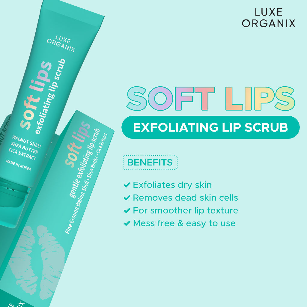 Luxe Organix Soft Lips Lip Exfoliating Scrub