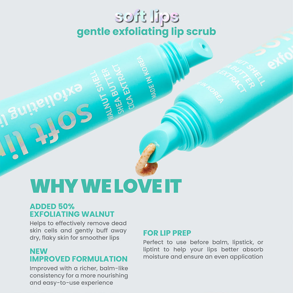Luxe Organix Soft Lips Lip Exfoliating Scrub