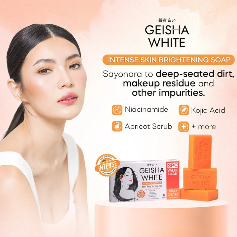 Geisha White Intense Brightening Soap (3pcs)