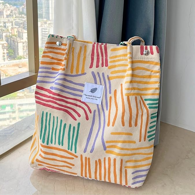 Premium Corduroy Tote