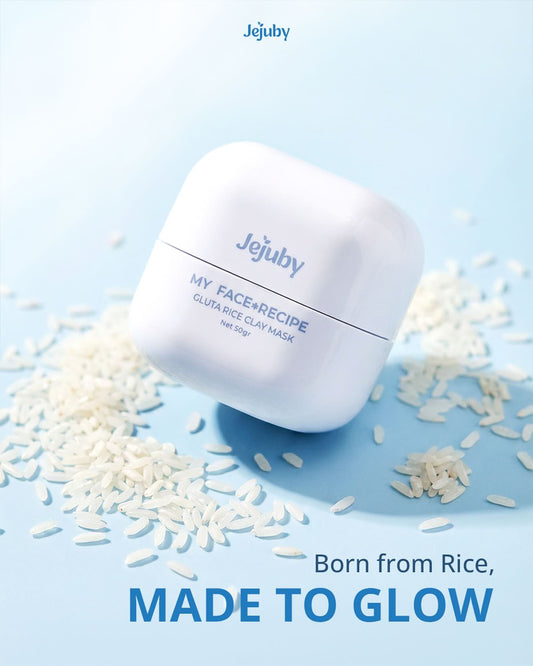 Jejuby My Face Recipe Gluta Rice Clay Mask (50g)