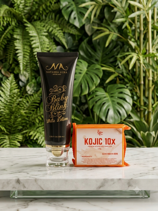 White Body Lotion + Kojic Whitening Soap