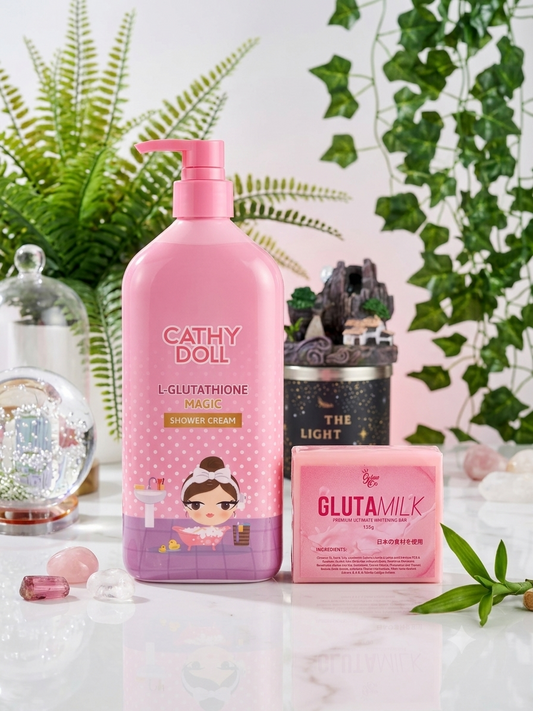 Cathy Doll Bodywash + GlutaMilk Whitening Soap