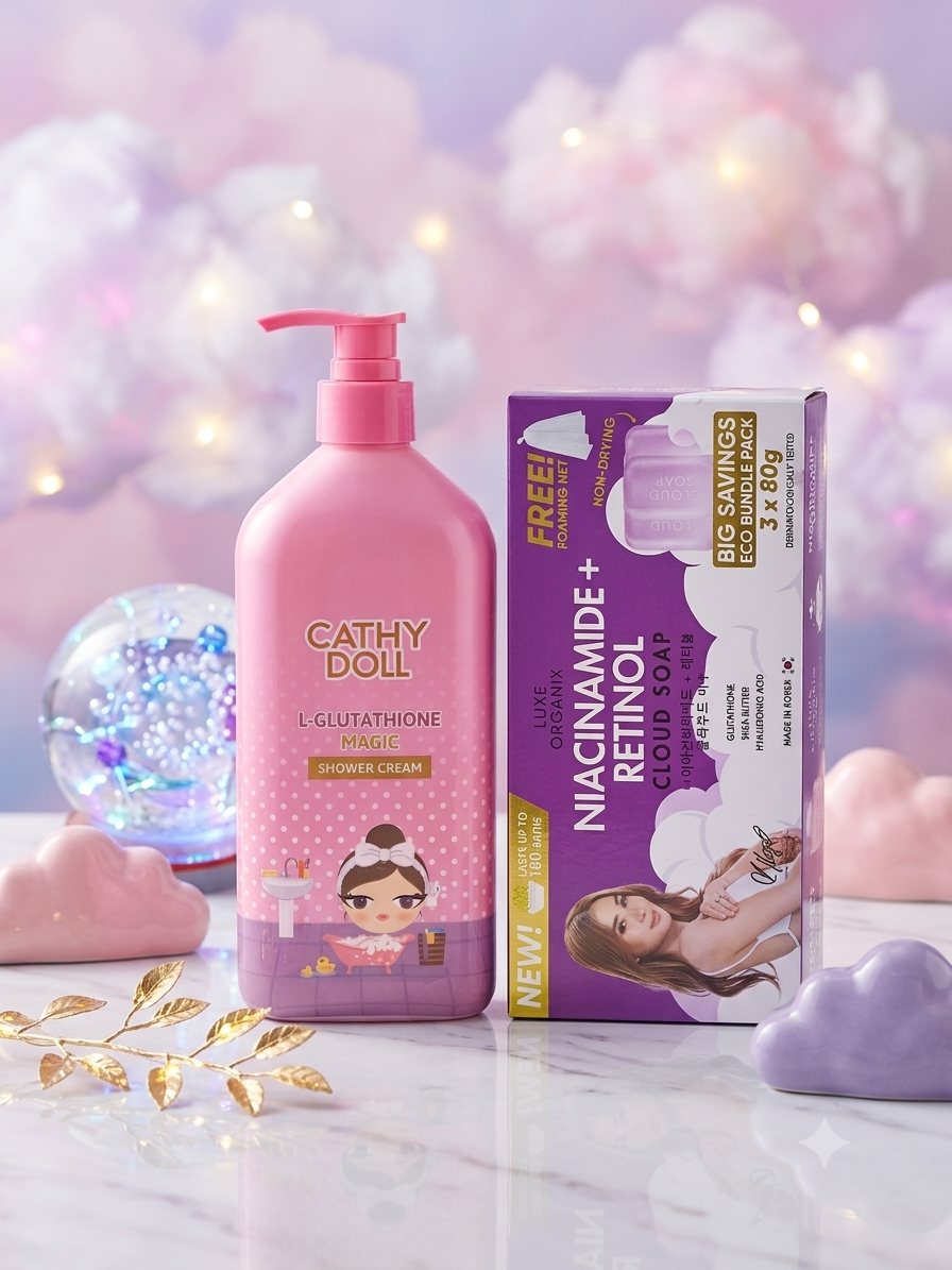 Cathy Doll Bodywash + Luxe Organix Cloud Soap