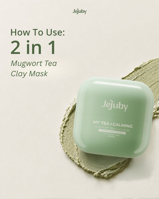 Jejuby My Tea Calming Mugwort Tea Clay Mask (50g)
