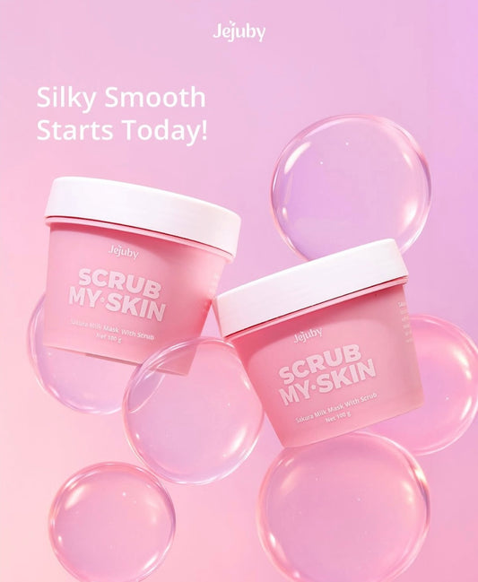 Jejuby Scrub My Skin Sakura Milk Scrub (100g)
