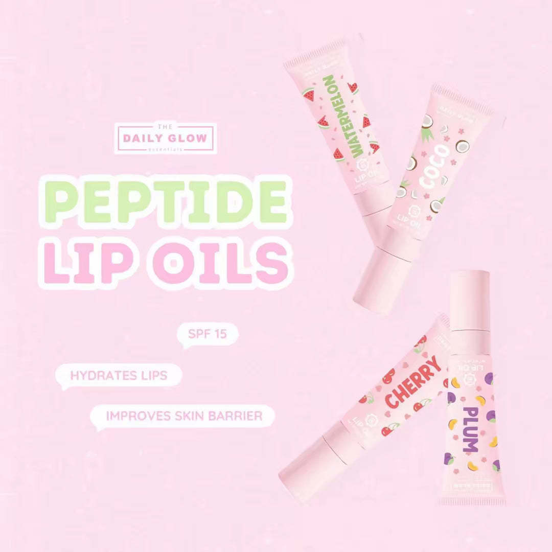 The Daily Glow Peptide Hyaluronic Lip Oil SPF15