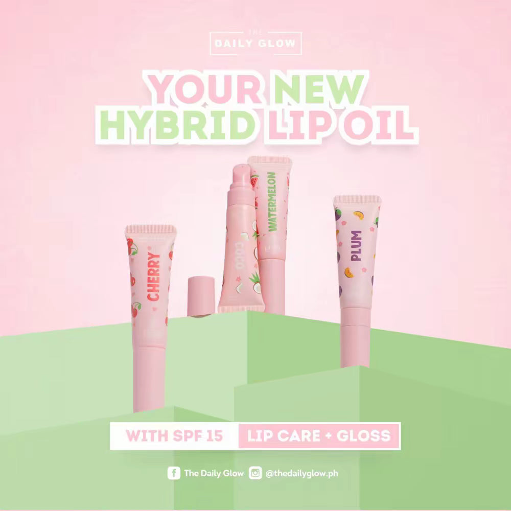 The Daily Glow Peptide Hyaluronic Lip Oil SPF15